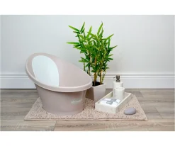 Bañera Shnuggle Taupe Respaldo Blanco