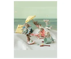 Bata de Baño Mamá y Papá Ratón Coral