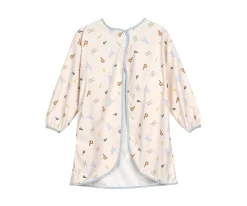 Bata de Pintura Escolar Happy Fruits Light Blue