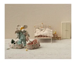 Bebé Ratón en Capazo Rosa