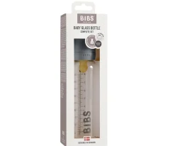 Biberón Cristal BIBS Iron 225ml + Fundas Biberón Regalo