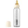 Biberón Cristal BIBS Ivory 225ml + Funda Biberón Regalo