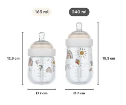 Biberón Mio Sunshine & Rainbow 165 ml