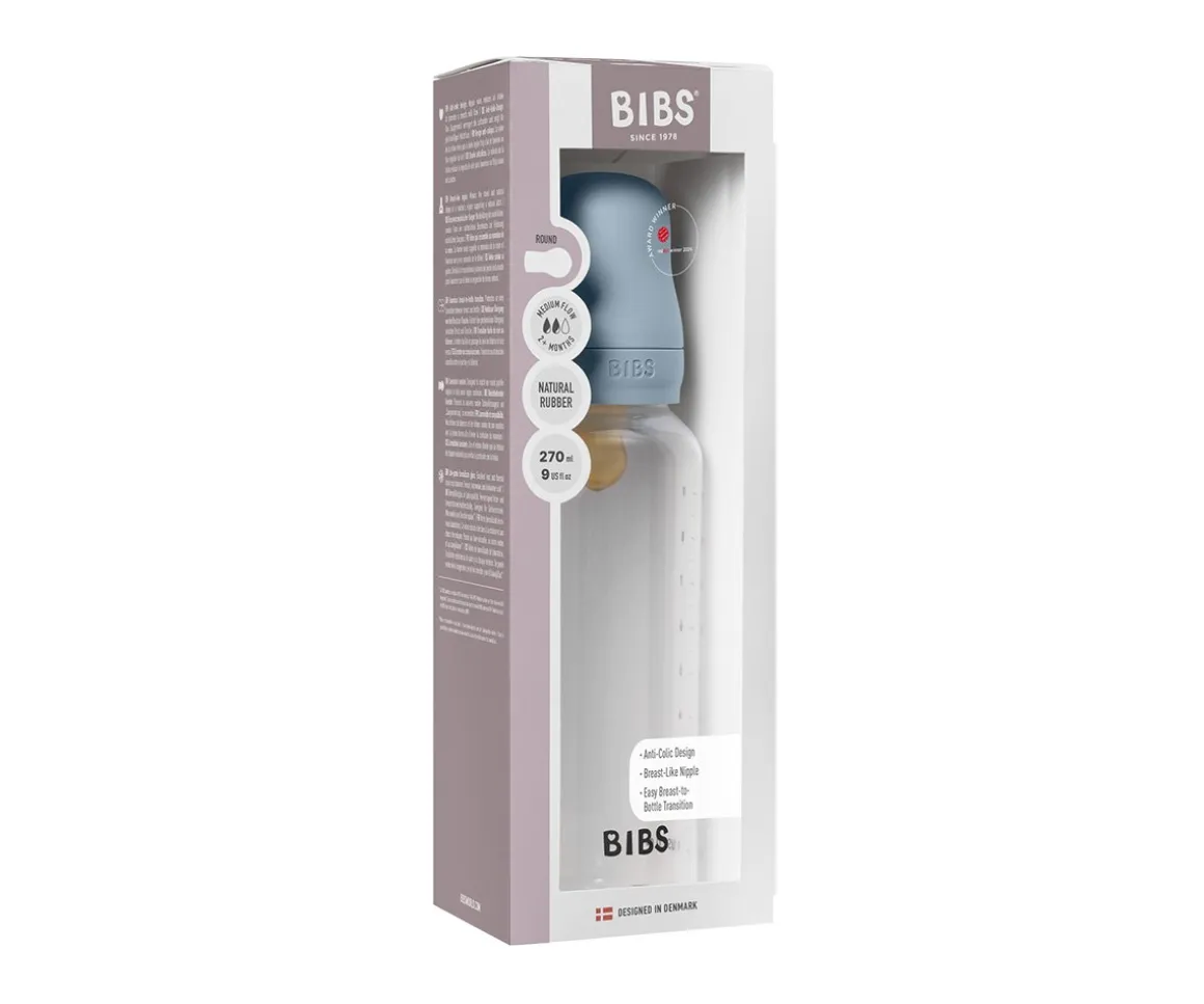 Biberón Plástico BIBS Baby Blue 270ml
