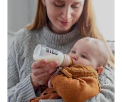 Biberón Plástico BIBS Látex Baby Blue 150ml