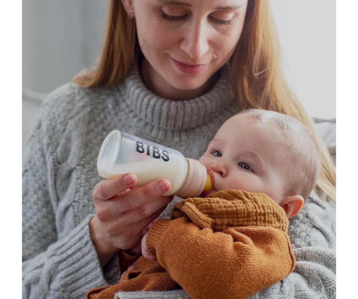 Biberón Plástico BIBS Látex Blush 150ml