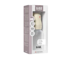 Biberón Plástico BIBS Silicona Ivory 150ml