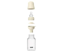 Biberón Plástico BIBS Silicona Ivory 150ml