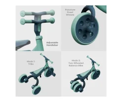 Bicicleta de Equilibrio Yvelo Verde Yvolution