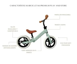 Bicicleta Equilibrio Premium Cherry
