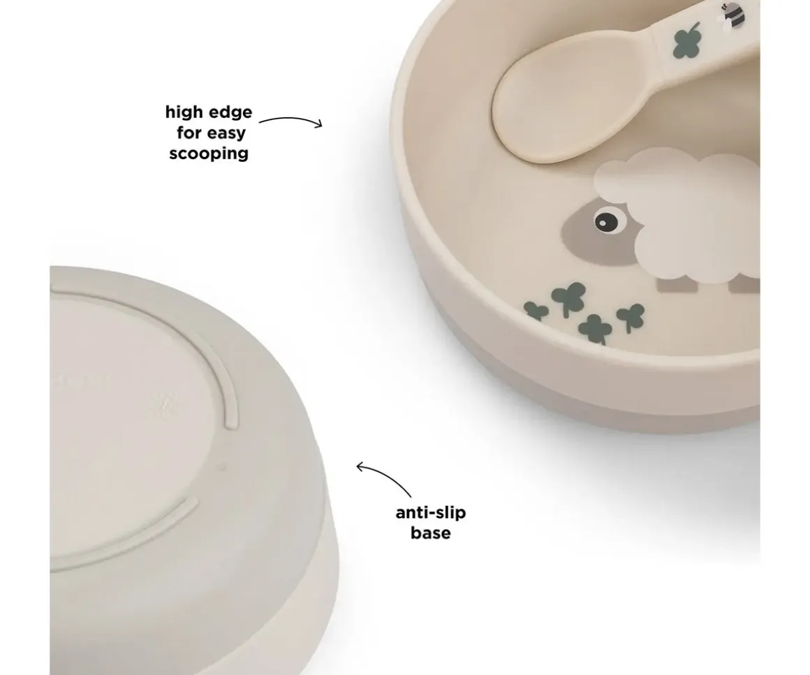 Bol Antideslizante Tiny Farm Sand