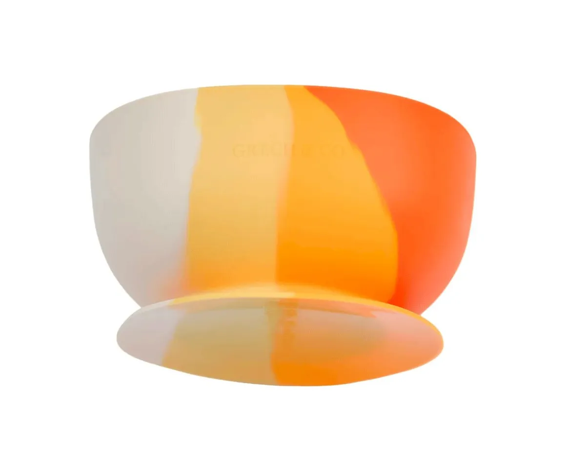 Bol con Ventosa Color Splash Sienna Ombre