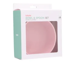 Bol con Ventosa + Cuchara Pink