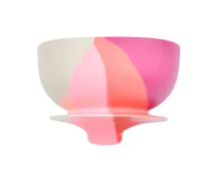 Bol con Ventosa Color Splash Mauve Rose Ombre