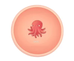 Bol con Ventosa Silicona Pulpo