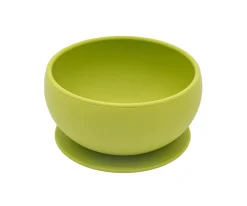 Bol con Ventosa Silicona Dinosaurio