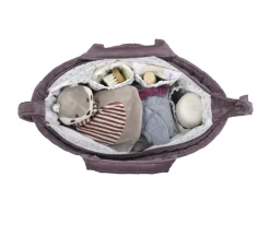 Bolsa Canastilla Cherry Velvet