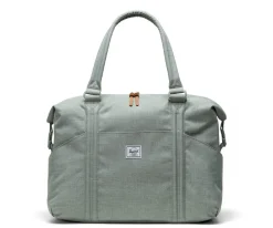 Bolsa Canastilla con Cambiador Strand Duffle Iceberg Green Crosshatch