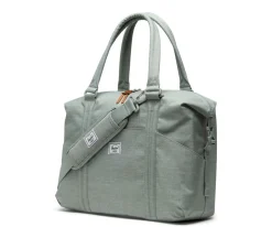 Bolsa Canastilla con Cambiador Strand Duffle Iceberg Green Crosshatch