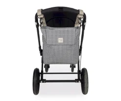 Bolsa Canastilla I Love Vichy Negro