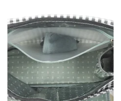 Bolsa Canastilla I Love Vichy Negro