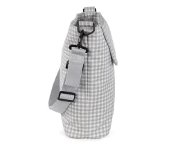 Bolsa Canastilla I Love Vichy Gris