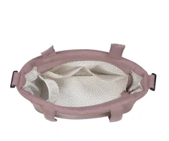 Bolsa Canastilla Pana Gala Cerise