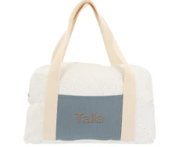 Bolsa de Deporte Rainbow Dots Azul Personalizable