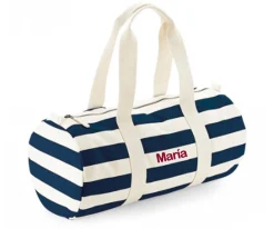 Bolsa Deporte Nautical Natural-Navy Personalizable