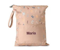 Bolsa Impermeable Grande Funny Letters Personalizable