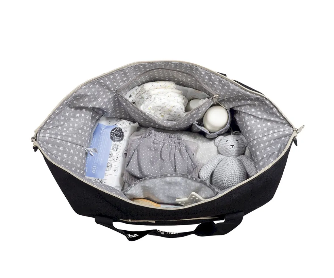 Bolsa Maternidad XL Eco Mum Black
