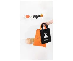Bolsa Negra Truco o Trato Halloween Personalizable