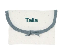 Bolsa para Muda Rainbow Dots Azul Personalizable