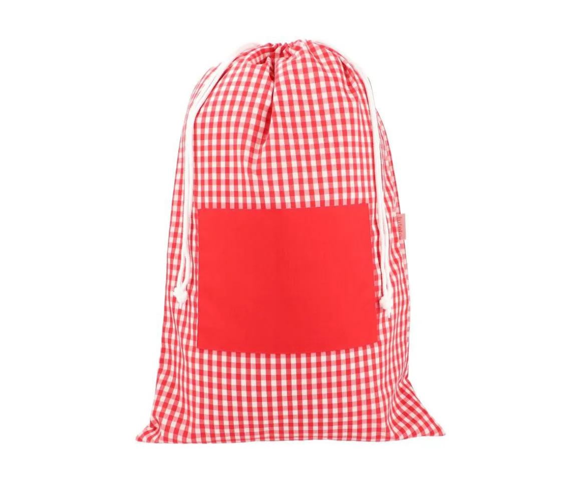 Bolsa para Muda Vichy Rojo Personalizable