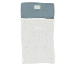 Bolsa para Pañales Rainbow Dots Azul Personalizable