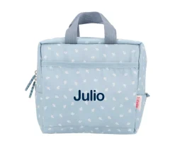 Bolsa Térmica Acolchada Leaves Blue Personalizable