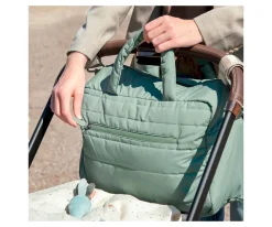 Bolso Carro Bebé con Cambiador Green