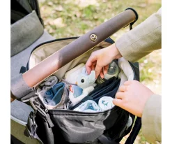 Bolso Carro Bebé con Cambiador Black