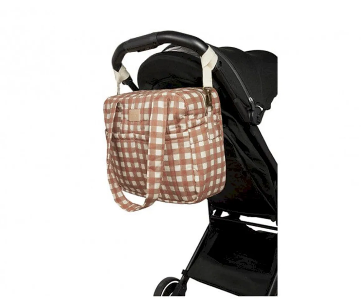 Bolso Carro Bebé Hyde Park Waterproof Terracota Checks
