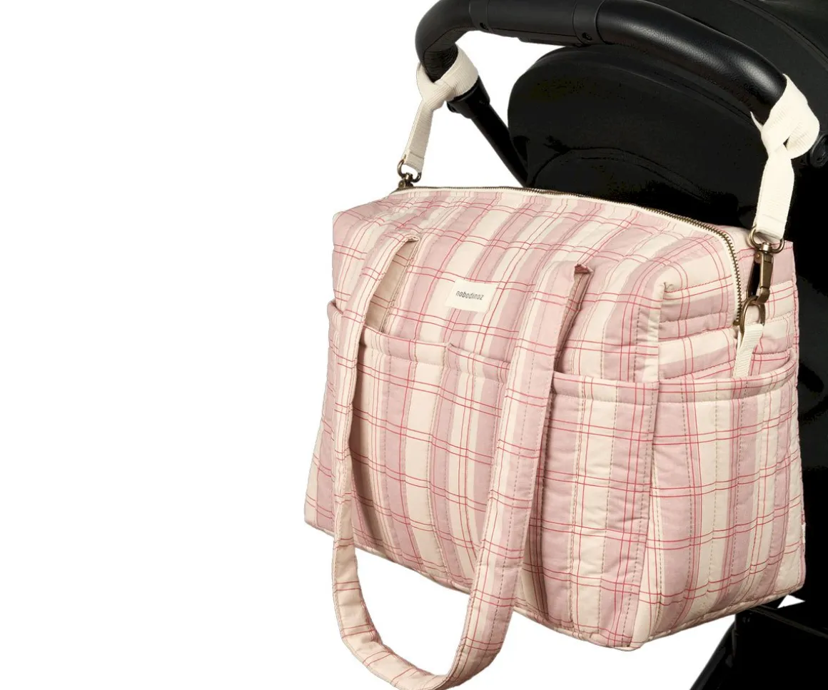 Bolso Carro Bebé Stories Powder Red Checks