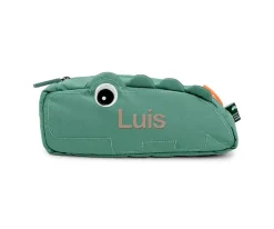 Bolso Cruzado Acolchado Croco Green Personalizable