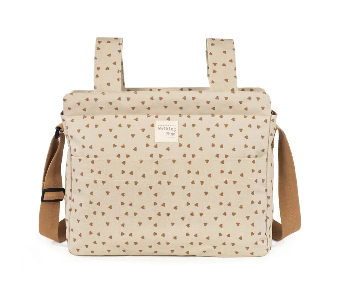 Bolso Organizador Corazones Poppy Canela