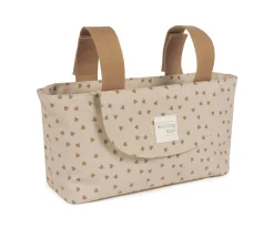 Bolso Organizador Corazones Poppy Canela