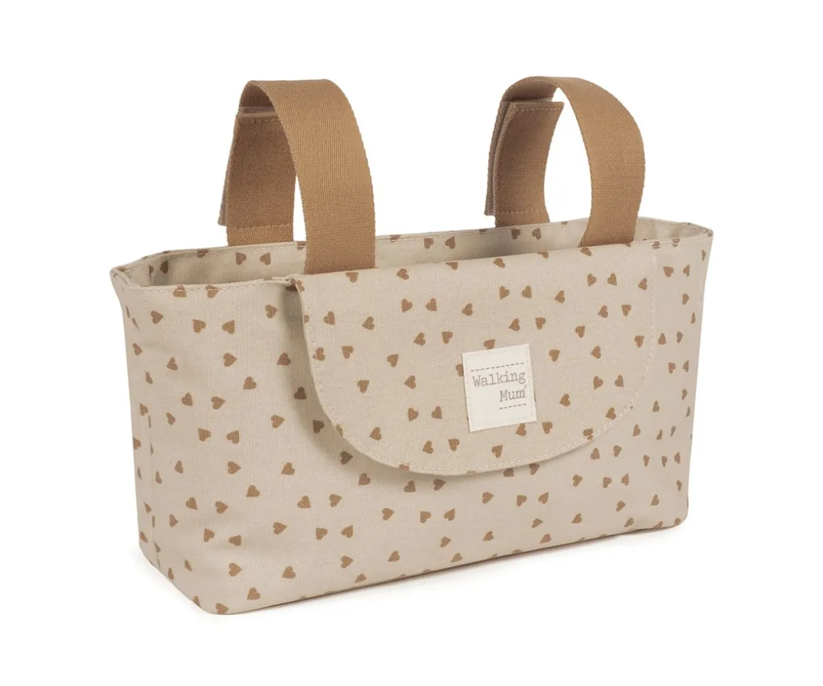 Bolso Organizador Corazones Poppy Canela