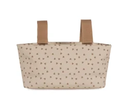 Bolso Organizador Corazones Poppy Canela