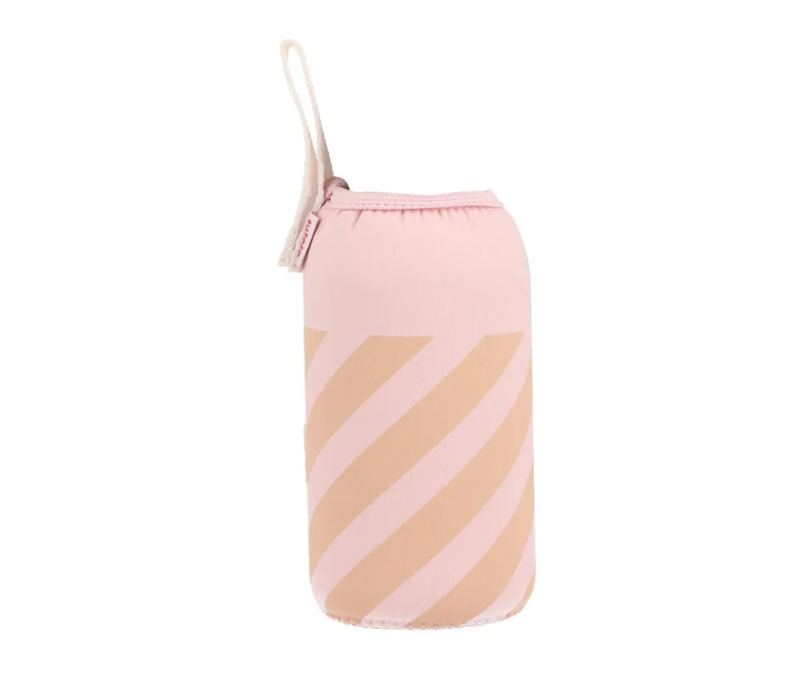Botella Acero con Funda Stripes Pink Personalizable 500ml