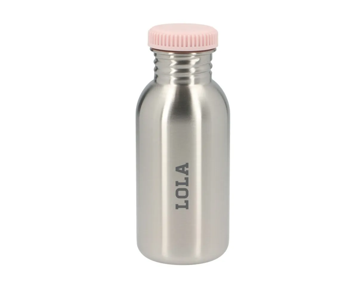 Botella Acero con Funda Stripes Pink Personalizable 500ml