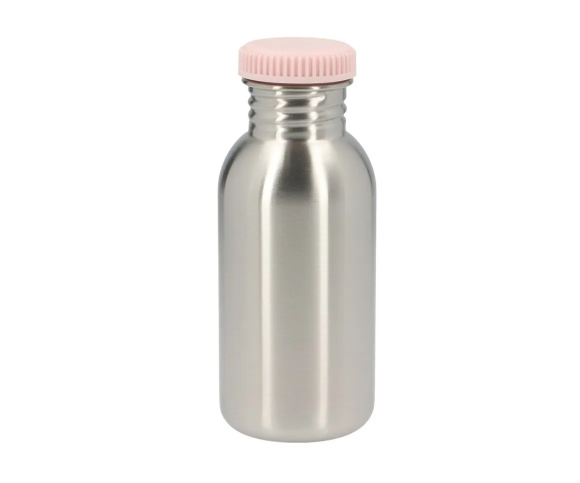 Botella Acero con Funda Stripes Pink Personalizable 500ml
