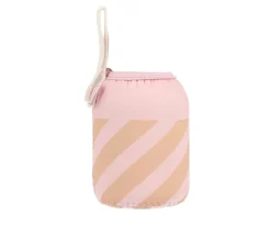 Botella Acero con Funda Stripes Pink Personalizable 350ml