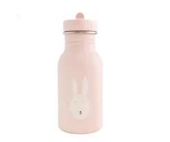 Botella Acero Trixie Mrs. Rabbit 350ml + 6 Pegatinas Redondas Rose Regalo